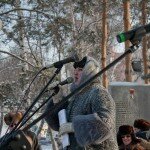 Участники митинга в поддержку В.В.Путина