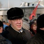 Участники митинга в поддержку В.В.Путина