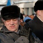 Участники митинга в поддержку В.В.Путина