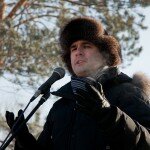 Участники митинга в поддержку В.В.Путина