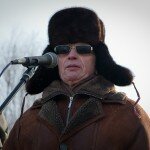 Участники митинга в поддержку В.В.Путина
