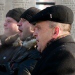 Участники митинга в поддержку В.В.Путина