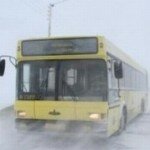 В Хакасии междугородний автобус съехал в кювет