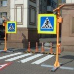 В Красноярске появился пешеходный переход с подсветкой